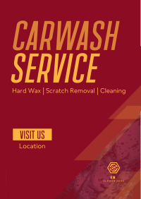 Cleaning Car Wash Service Flyer Image Preview