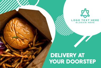 Food Delivery Pinterest board cover Image Preview