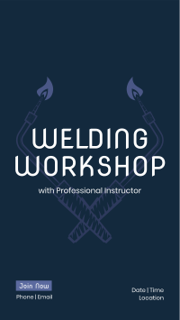 Welding Tools Workshop Instagram story Image Preview