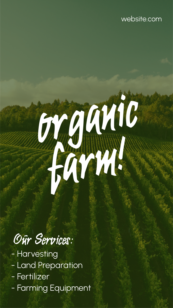 Organic Farming Instagram Story Design Image Preview