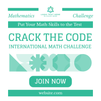Retro Math Trivia Adults Instagram Post Preview