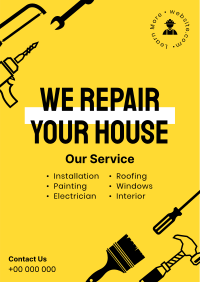 Your House Repair Poster Image Preview