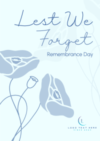 Remembrance Flowers Poster Image Preview