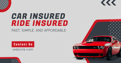 Insured Ride Facebook ad Image Preview