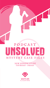 Unsolved Files Instagram Story Design