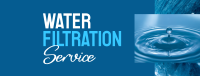 Water Filtration Service Facebook Cover Design