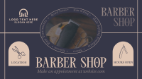 Rustic Barber Shop Facebook event cover Image Preview