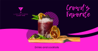 Ladies Night Cocktails Facebook Ad Design