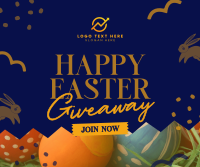 Quirky Easter Giveaways Facebook Post Design