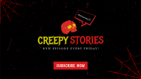 Creepy Stories YouTube Banner Design