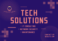 Pixel Tech Solutions Postcard Image Preview