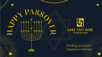 Happy Passover Greetings Facebook Event Cover Design