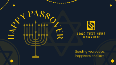 Happy Passover Greetings Facebook event cover Image Preview