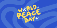 Quirky Peace Day Twitter Post Image Preview