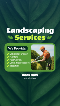 Landscaping Services List Video Preview