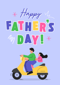 Quirky Father's Day Poster Image Preview