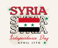 Syria Independence Day Facebook Post Image Preview
