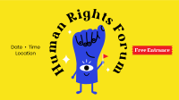 Rights Forum Facebook Event Cover Design