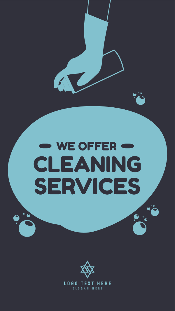 Offering Cleaning Services Instagram Story Design Image Preview