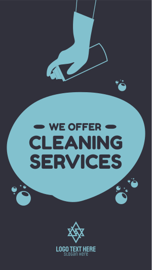 Offering Cleaning Services Instagram story