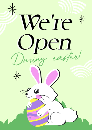 Open During Easter Flyer Image Preview