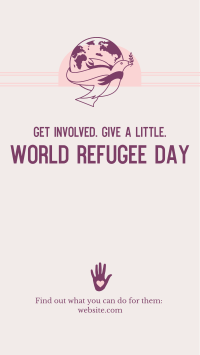 World Refugee Day Dove Facebook Story Image Preview