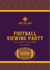 Football Viewing Party Flyer Image Preview