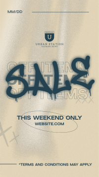 Urban Weekend Sale TikTok Video Image Preview