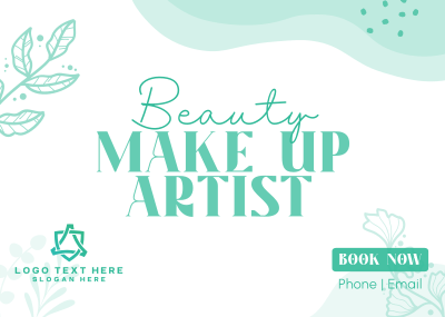 Beauty Make Up Artist Postcard Image Preview