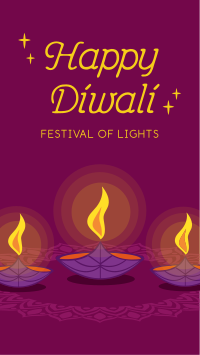 Happy Diwali Facebook Story Design