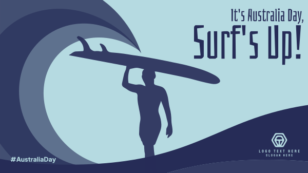 Australia Wave Surfing Facebook Event Cover Design