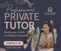 Private Tutor Facebook post Image Preview