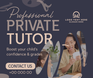 Private Tutor Facebook post Image Preview