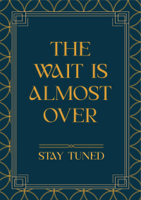 Stay Tuned Art Deco Poster Image Preview