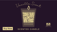 Illustrated Scented Candle Facebook event cover Image Preview