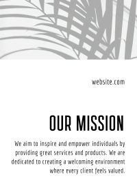 Clean & Elegant Mission Flyer Design