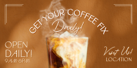 Coffee Pickup Daily Twitter Post Design