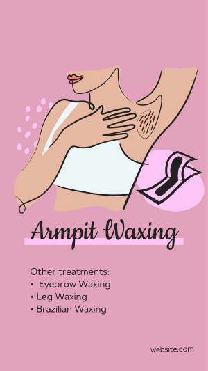 Salon Armpit Waxing Instagram story Image Preview