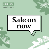 Organic Leafy Sale Instagram post Image Preview