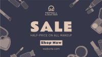 Makeup Sale Facebook Event Cover Design