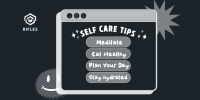 Self Care Tips Twitter post Image Preview