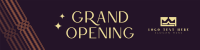 Art Deco Grand Opening LinkedIn banner Image Preview