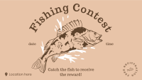 The Fishing Contest Facebook Event Cover Design