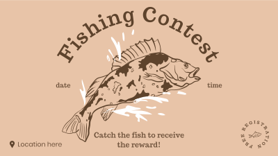 The Fishing Contest Facebook event cover Image Preview