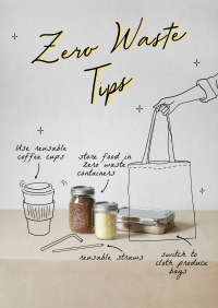 Zero Waste Tips Flyer Design