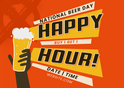 Beer Day Promo Postcard Image Preview