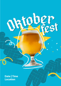 Oktoberfest Beer Festival Poster Design