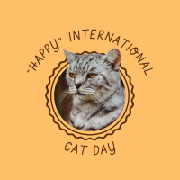 "Happy" Int'l Cat Day Instagram post Image Preview