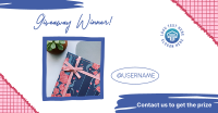 Gift Giveaway Announcement Facebook ad Image Preview