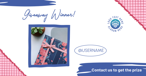 Gift Giveaway Announcement Facebook Ad Design